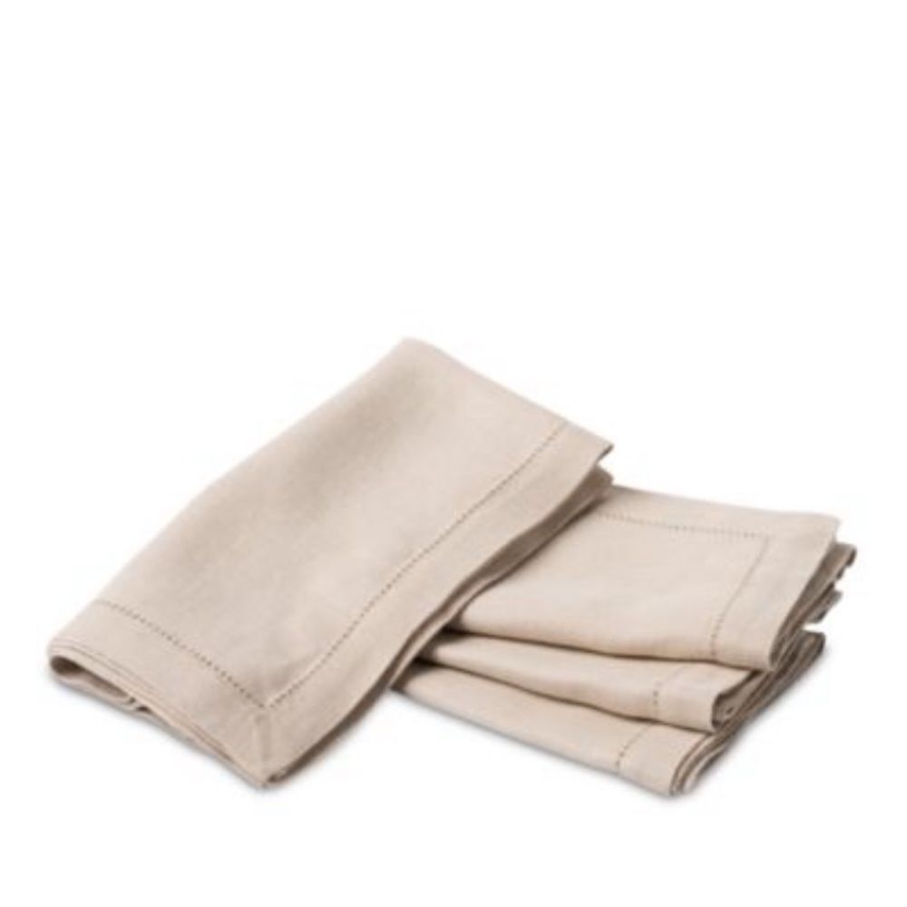 Juliska Heirloom Linen Napkin. Color: Linen Flax. 6 Available - Picture 4 of 5